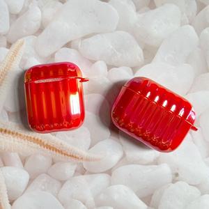 Valise de luxe étui de protection holographique dégradé couleur brillante Pro génération couverture pour <span class=keywords><strong>Airpods</strong></span> 2 3 étui - Product Image 5