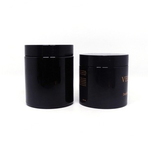 60ml 80ml 100ml 120ml 200ml 250ml 300ml 500ml Hair Care Gel Beeswax Pomade Container 150ml Black <b>Plastic</b> Hair Grease <b>Jars</b> - Product Image 2