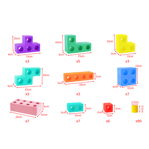 Vente directe d'usine en stock Blocs d'assemblage en mousse EVA non toxique pour enfants, jouets éducatifs pour jeux en intérieur - Product Image 5