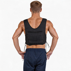 Chaleco con Peso Ajustable de Neopreno con Tiras Reflectantes, Chaleco de Entrenamiento de Fitness con Hierro - Product Image 3