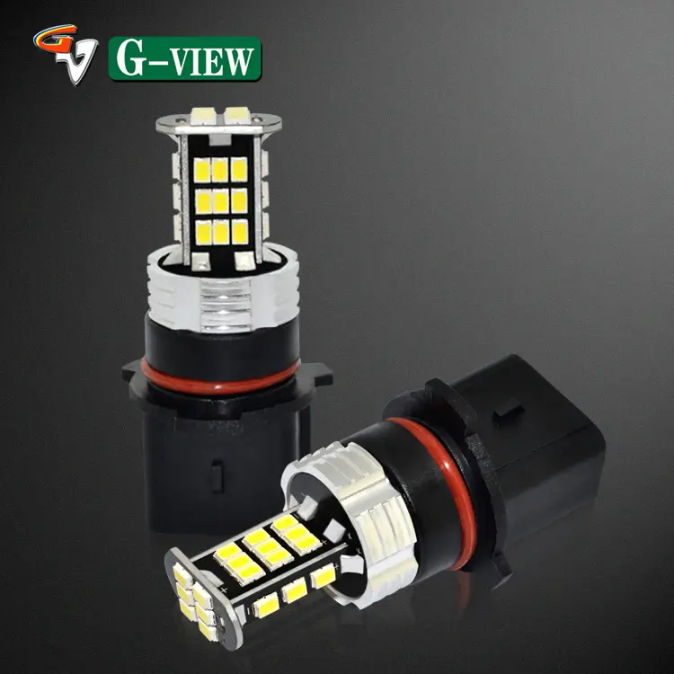 Gview ใหม่ไฟขับรถ P13w หลอดไฟตัดหมอกสีเหลืองทองไฟ LED รถ LED ขายร้อน