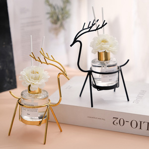 Deer Aromatherapy Diffuser 50ml Iron Home Decoration Long Lasting Fragrance - Product Image 2
