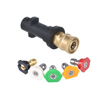Nettoyeur haute pression pistolet pistolet Lance baïonnette connecteur 1/4 "connecteur rapide nettoyeur haute pression pistolet baguette adaptateur