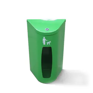 Anti-rust Custom Metal Dog Waste Station Pet Waste Station with Trash Can