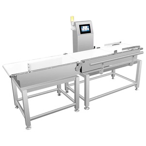 Macchina selezionatrice ponderale mobile automatica ad alta precisione per il controllo del peso e lo smistamento di pezzi sotto e sopra peso - Product Image 4