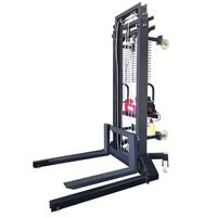 Nouveau chariot élévateur de Machine de levage de chariot de poussée Mobile à bas prix d'empileur électrique en acier pour le type d'élingue de câble métallique d'industrie de détail
