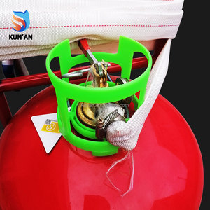 Estintore a polvere secca a due ruote da 25 kg, a spinta/trazione per una o due persone, essenziale per l'ispezione antincendio - Product Image 3