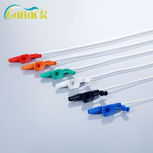 สายสวนดูดพีวีซีใสออกแบบมาเพื่อป้องกันการไหลย้อนสำหรับการใช้เครื่องช่วยหายใจแบบฉุกเฉินแบบ ICU - Product Image 2