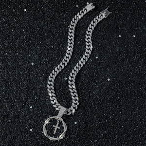 Innovative Simple Design Gold Silver Plated <b>Cross</b> Pendant Necklaces Trendy Exquisite Hiphop Style Alloy Men Charms For Necklace - Product Image 3