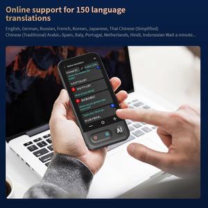 เครื่องแปลภาษาอัจฉริยะ Jumon รุ่น Z16 คุณภาพสูง ขายดี พร้อมฟังก์ชั่นแปลภาษาแบบเรียลไทม์ รองรับ WiFi Hotspot สำหรับการเดินทางต่างประเทศ สีดำ - Product Image 4