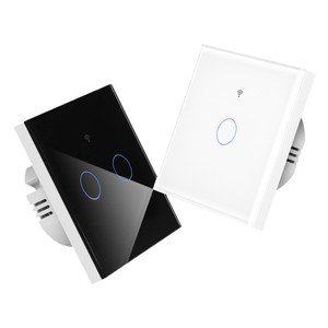 Interruptor Inteligente Tuya con Control Táctil WiFi, Compatible con HomeKit, Alexa y Google Home, 85-265V CA, Montaje en Superficie, Resistente al Agua, Luz LED - Product Image 1