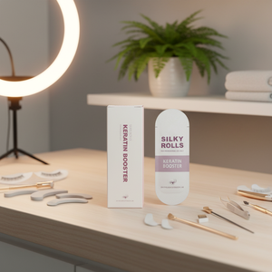 Crème booster à la kératine professionnelle pour lifting des cils Traitement de gel réparateur Premium pour améliorer le volume et la longueur naturels - Product Image 3