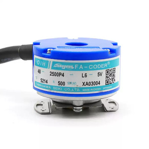 Encodeur rotatif Tamagawa Fa-Coder 2500P4 L6 5V, encodeur optique incrémental à montage sur bride avec câbles - Product Image 1