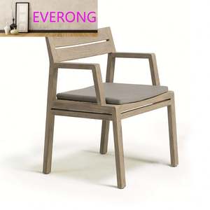 Durable Modern Solid <strong>Teak</strong> Outdoor <strong>Table</strong> and Chair Set with Waterproof Sunscreen Finish for Villa Garden Terrace - Product Image 4