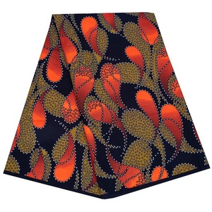 Tissu africain imprimé Ankara double face en polyester, style bohème national, en stock - Product Image 2