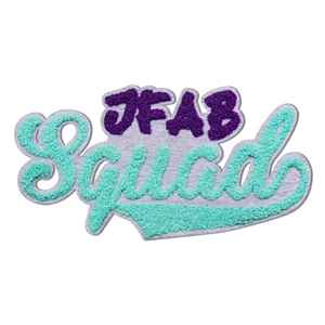 Custom Manufacturer Bag Accessory and Luggage Tag Style Chenille Patch Embroidered Patch - Product Image 3