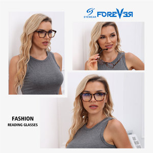 Custom Logo Oversized <strong>Reading</strong> <strong>Glasses</strong> Square Gafas De Lectura Anti Blue Light Blocking <strong>Reading</strong> <strong>Glasses</strong> for Man and Women - Product Image 6