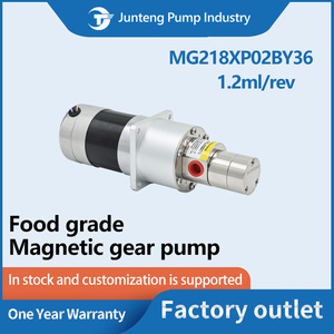 Pompe à engrenages magnétique haute précision 57 avec moteur sans balais, joint FKM/PTFE pour les industries chimiques et pharmaceutiques, sans fuite, 220V 5 bars - Product Image 2