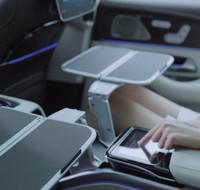 Siège de voiture, siège de voiture de luxe, pièces automobiles pour Benz GLS GLE avec console, éclairage de plafond incurvé pour voiture, modèle