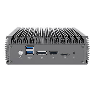 ไฟร์วอลล์แบบไม่มีพัดลม2.5G,ขนาดเล็กพีซี<span class=keywords><strong>4</strong></span> Lan Quad Core <span class=keywords><strong>TDP</strong></span> 6W Pen-Tium N5000 DDR4 HD DP <span class=keywords><strong>4</strong></span> UBS PfSense Firewall เราเตอร์เซิร์ฟเวอร์ Linux - Product Image 3