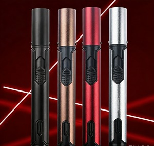 Windproof Jet Torch Lighter <b>Large</b> Capacity Refillable Butane for Cigar Portable Outdoor <b>BBQ</b> Custom Logo Wholesale Bulk - Product Image 6