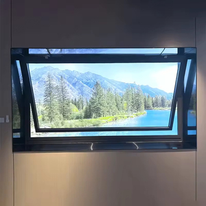 Thiết kế mới chất lượng tuyệt vời tùy chỉnh bên ngoài cửa sổ ngang pivot pivot cửa sổ - Product Image 3