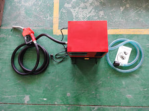 AC yakıt pompası Transfer kiti taşınabilir yakıt dağıtma pompası takım 230v Mini dizel Transfer yakıt ikmali ekipmanları ile metre - Product Image 5