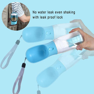 Açık sızdırmaz köpek su şişesi 3 1 tasarım kase ile seyahat ve yürüyüş için yiyecek kutusu atık torbası tutucu Pet şişe - Product Image 5