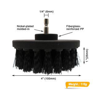 Cepillo de Limpieza para Detallado de Autos, Cepillo para Alfombras con Cabezal para Taladro, Juego de Cepillos Eléctricos para Detallado de Autos con Kit de Taladro - Product Image 5