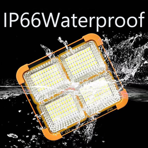 Projecteurs solaires étanches haute puissance, éclairage d'urgence, lampe de camping <span class=keywords><strong>solaire</strong></span> LED portable <span class=keywords><strong>avec</strong></span> recharge USB - Product Image 4