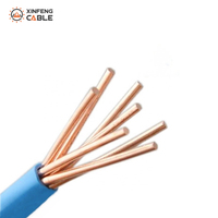 Cable Eléctrico de PVC y Cobre H07V-R, Cable de Cobre Sólido Aislado de 1.5 mm, 2.5 mm, 4 mm, 6 mm, 10 mm, Cable BV con Revestimiento de PVC