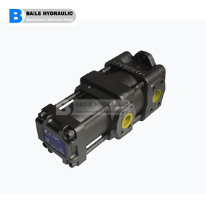 Pompe à engrenages interne hydraulique série QT QT22/23 QT31/32/33 QT41/42/43 QT51/52/53 QT61/62/63 Pompes doubles - Product Image 2