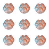 Bestone verre dégradé mignon ours patte perles enfants bricolage à la main Bracelet pendentif matériel bijoux lâche perle accessoires