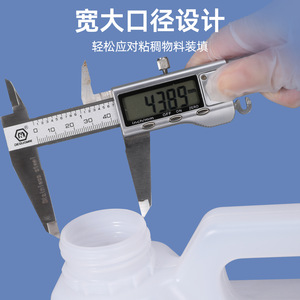 ถังสี่เหลี่ยม HDPE ขนาด 5 ลิตร ปิดสนิท ป้องกันการขโมย บรรจุภัณฑ์เกรดอาหาร - Product Image 3