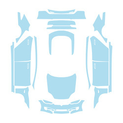 <span class=keywords><strong>Película</strong></span> Protectora Transparente de TPU Precortada para Tesla Model S 16-20, Antiarañazos, Resistente a los Rayos UV, Protección de Pintura, Anti-Impactos de Piedras, para Sedán - Product Image 2
