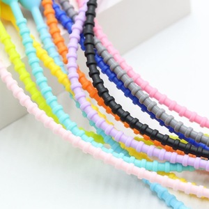 Silicone Cable <b>Ties</b> 17Cm Multifunctional Keychain Bag Pendant Data Cord Organizer For Straps Accessories - Product Image 4