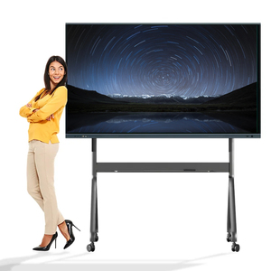 Android 15 4K HD Ai Interactive White Board IFPD 40 Points Smart Tvs Digital Conference Meeting Room Televisor Smart Board Panel - Product Image 2