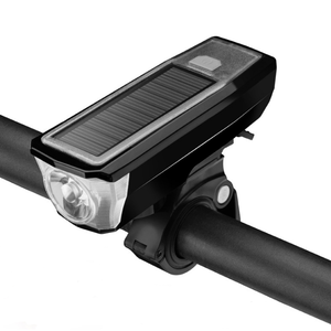 Nuovissima luce abbagliante <span class=keywords><strong>per</strong></span> bicicletta faro torcia solare <span class=keywords><strong>per</strong></span> la ricarica di corno da guida luce Mountain Bike accessori equipaggiare - Product Image 1