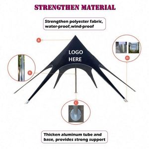 Direct Sale Portable 6M Outdoor Camping Transparent Tent Star Shape Tent - Product Image 5