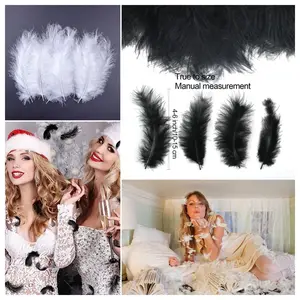 4 Styles assorted crafts feathers crafts art goose feathers for DIY dream catchers, halloween costume, handmade earring, wedding