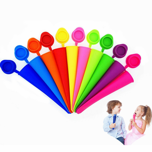 Custom <b>Reusable</b> Food Grade Silicone Ice Pop Mold Sustainable Ice Cream Maker - Product Image 1