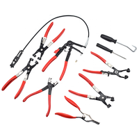 9 pièces en acier Auto véhicule entretien tuyau enlèvement pince pince pince pince vide ensemble de carburant Kit