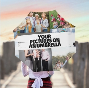Parapluie personnalisé avec photos, parapluie soleil et pluie personnalisé avec photo <span class=keywords><strong>pour</strong></span> cadeau d'entreprise <span class=keywords><strong>pour</strong></span> Thanksgiving, parapluie entièrement imprimé - Product Image 4