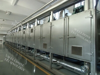 DWF-deshidratador de ahorro de energía, secador de correa de malla/máquina de secado de correa para alimentos, industrias químicas