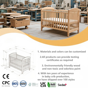 <span class=keywords><strong>Cuna</strong></span> Moderna de Madera de Pino Macizo con Mesa <span class=keywords><strong>para</strong></span> Pañales y Cajonera, Juego Completo de Dormitorio <span class=keywords><strong>para</strong></span> Bebés y Niños, Uso en Hospitales y Escuelas - Product Image 6
