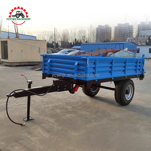Semirremolque de Carga Lateral de 6 Toneladas para Madera, Volquete Hidráulico para ATV, Plegable, con Luz Trasera <span class=keywords><strong>LED</strong></span> para Remolque Agrícola - Product Image 3