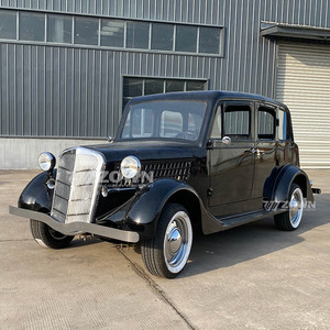 Voiture électrique noire rétro vintage la plus vendue pour adultes – Véhicule de loisirs et de tourisme classique - Product Image 3