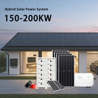 Kit solaire hybride complet ORYTA 150 à 200 kW, onduleur hybride triphasé MPPT, ensemble de stockage d'énergie de grande capacité