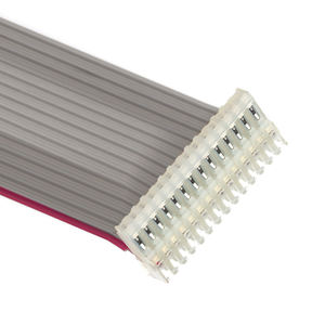 AWM 2651 кабель 14pin 16pin 18pin 20pin 24pin 24pin плоский кабель UL2651 24AWG 26AWG 30AWG серый плоский ленточный кабель - Product Image 6