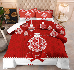 Set di trapunte gnomi natalizi personalizzati di lusso nuovi disegni di <span class=keywords><strong>buon</strong></span> <span class=keywords><strong>natale</strong></span> 3ps Set di trapunte per la casa - Product Image 2